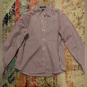Womens Ralph Lauren polo button down, size M/P